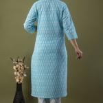 Printed Sequence Kurta Set