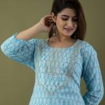 Printed Sequence Kurta Set