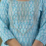 Printed Sequence Kurta Set