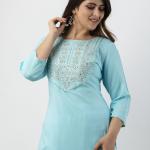 Printed Sequence Kurta Set