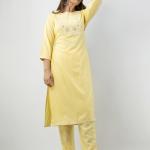 Printed Sequence Kurta Set