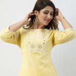 Printed Sequence Kurta Set