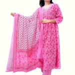 Alia Cut Kurta Set With Dupatta