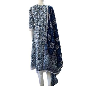 anarkali printed Cotton Kurta