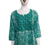 Printed Sequence Kurta Set